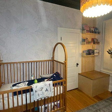 Interior-Remodeling-with-Wallpaper-and-Bookshelves-Performed-in-Denver-CO 4